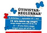 Útivistarreglur frá og með 1. sept.